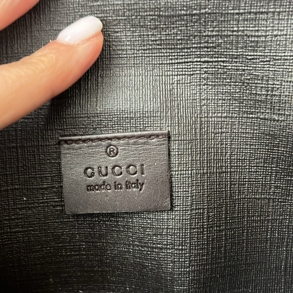 GUCCI supreme GG beige brown coated canvas wallet - Picture 10 of 13